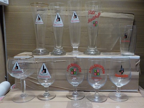 Verre ancien biere - 10,