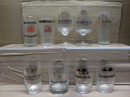 Verre ancien biere brasserie - 9,