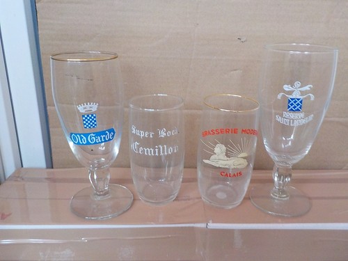 Verre ancien biere - verre,