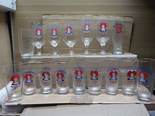Verre ancien biere - 16,