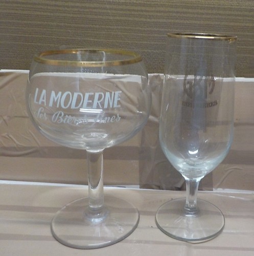Verre ancien biere brasserie - 2,