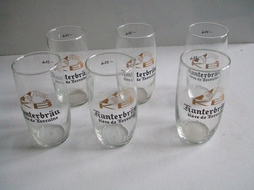 Lot verres biere - 6,