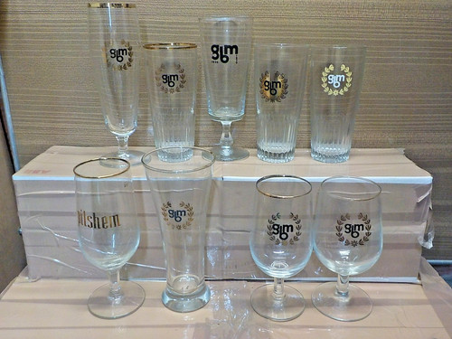 Verre ancien biere brasserie - 9,